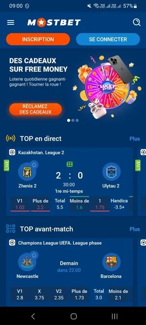 Application Mostbet au Maroc